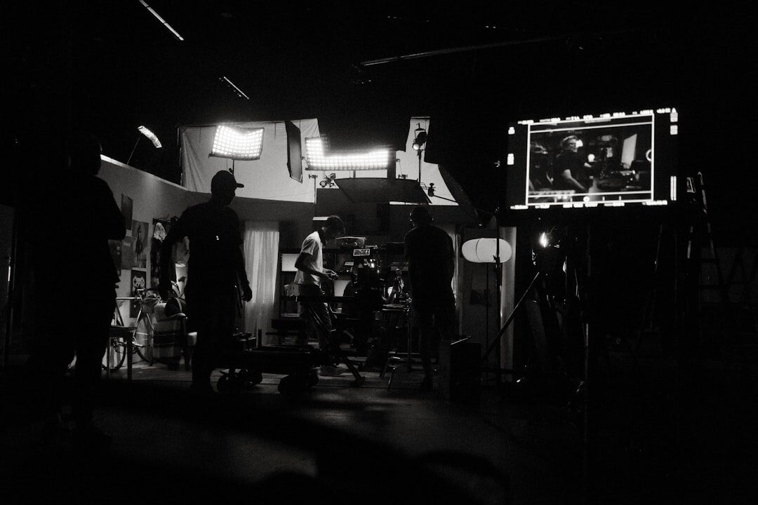 black and white tv commercial